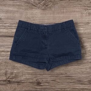 J. Crew Chino Shorts Girls Youth Size 2 / W 29" Navy Blue
